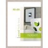 Marco de madera Derby 60x80 cm plata