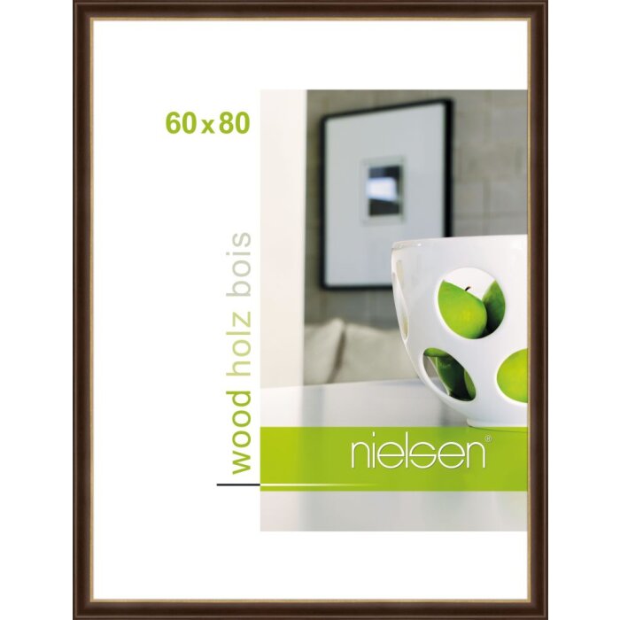 Marco de madera Derby 60x80 cm palisandro