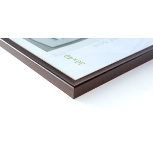 Marco de madera Derby 60x80 cm palisandro