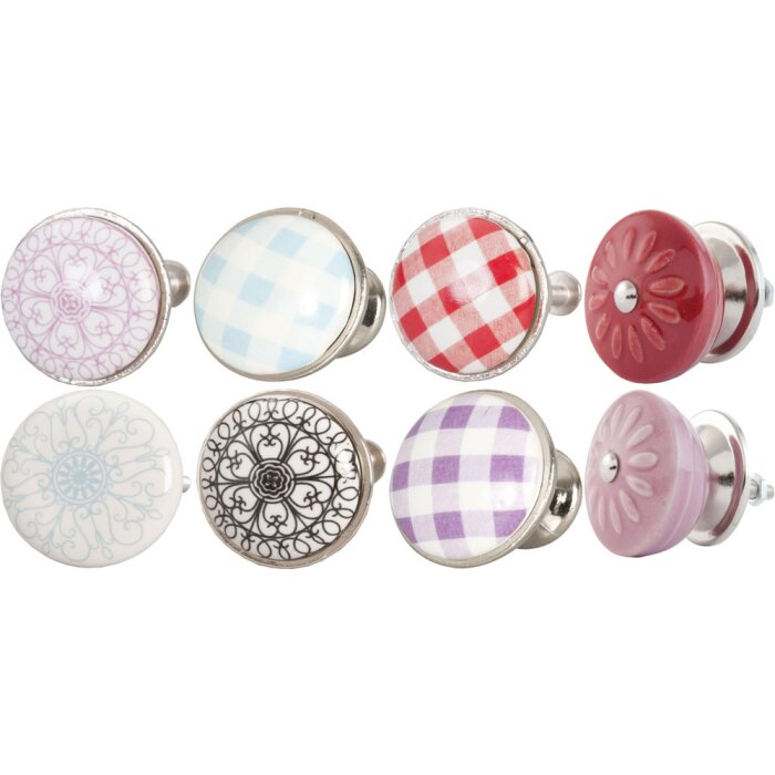 Pomo para mueble redondo 3 cm - varios diseños