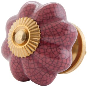 Pomo de mueble forma de flor 4 cm - varios diseños