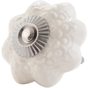 Pomo de mueble forma de flor 4 cm - varios diseños
