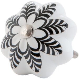 Pomo de mueble forma de flor 4 cm - varios diseños