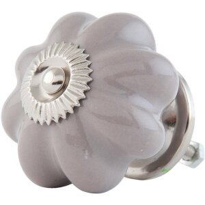 Pomo de mueble forma de flor 4 cm - varios diseños
