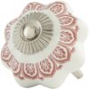 Pomo de mueble forma de flor 4 cm - varios diseños