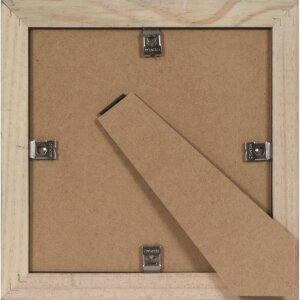 Marco de madera Driftwood 20x20 cm marrón oscuro