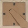 Marco de madera Driftwood 20x20 cm Gris oscuro