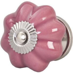 Pomo de mueble en forma de flor 4,5 cm - varios diseños
