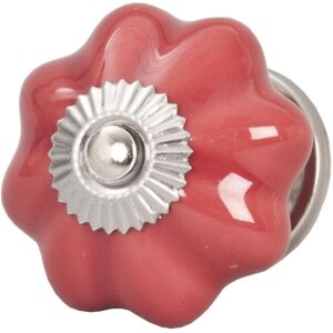 Pomo de mueble en forma de flor 4,5 cm - varios diseños