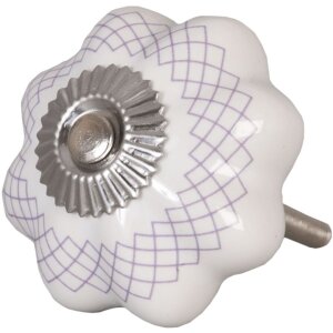 Pomo de mueble en forma de flor 4,5 cm - varios diseños