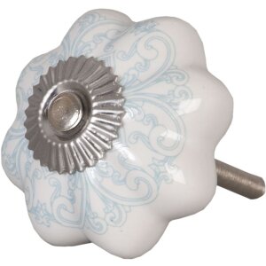 Pomo de mueble en forma de flor 4,5 cm - varios diseños