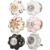 Pomo de mueble en forma de flor 4,5 cm - varios diseños