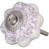 Pomo de mueble en forma de flor 4,5 cm - varios diseños
