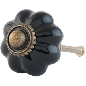 Pomo de mueble en forma de flor 3 cm - varios diseños