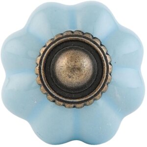 Pomo de mueble en forma de flor 3 cm - varios diseños
