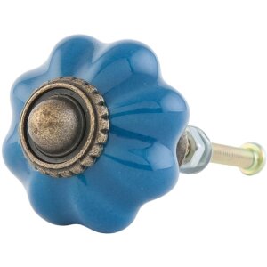 Pomo de mueble en forma de flor 3 cm - varios diseños