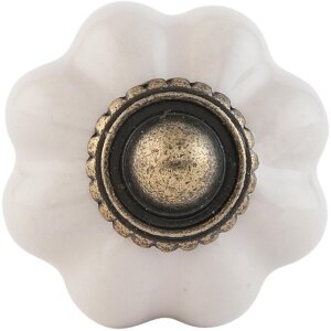 Pomo de mueble en forma de flor 3 cm - varios diseños