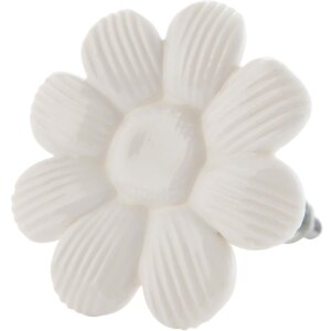 Pomo de mueble forma de flor 5 cm - varios diseños