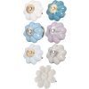 Pomo de mueble forma de flor 5 cm - varios diseños