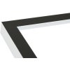 Marco madera blanco y negro S43AL