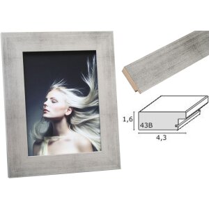 Marco madera plata S43BD