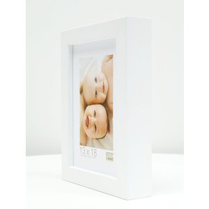 Marco 3D madera blanca S43DL