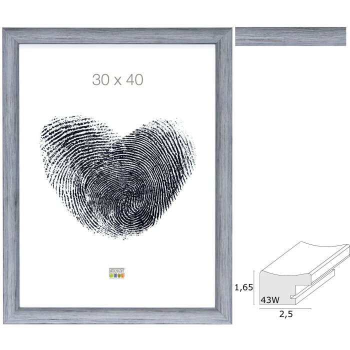 Portarretratos plástico gris S43WF