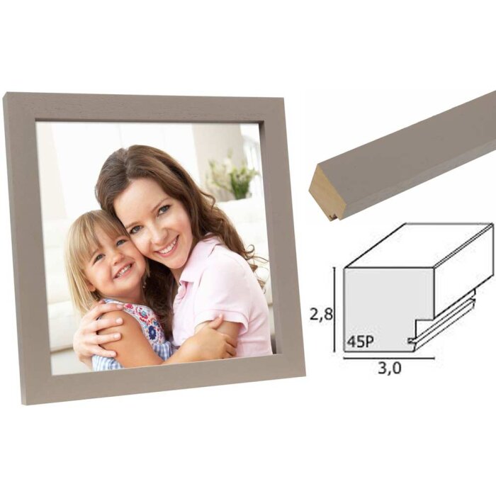 Portarretratos madera de topo S45PK3