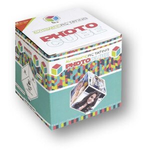 Foto cubo giratorio 15x15 cm blanco