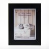 ZEP Marco de madera Nelson 10x15 cm negro