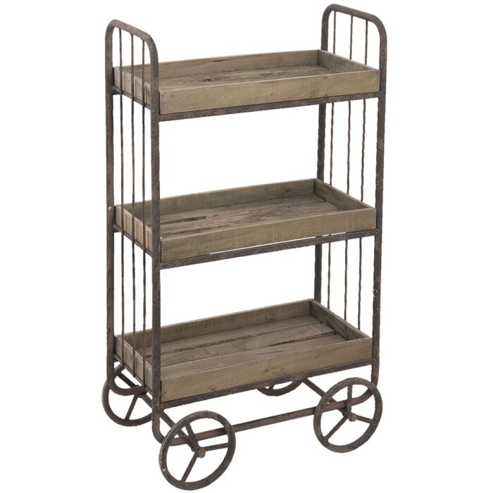 Estantería Clayre & Eef 50284 - 51x26x94 cm marrón
