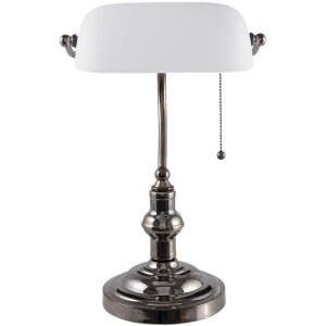 Lámpara de escritorio Blanco Clayre & Eef 5LL-5100W - 27x23x42 cm E27 - Max. 1x 60Watt blanco