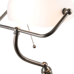 Lámpara de escritorio Blanco Clayre & Eef 5LL-5100W - 27x23x42 cm E27 - Max. 1x 60Watt blanco