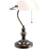 Lámpara de escritorio Blanco Clayre & Eef 5LL-5100W - 27x23x42 cm E27 - Max. 1x 60Watt blanco