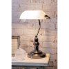 Lámpara de escritorio Blanco Clayre & Eef 5LL-5100W - 27x23x42 cm E27 - Max. 1x 60Watt blanco