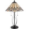 Lámpara de mesa Tiffany Clayre & Eef 5LL-5186 - Ø 40x60 cm - E27 - Max. 2x60 Watt multi