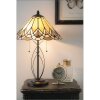 Lámpara de mesa Tiffany Clayre & Eef 5LL-5186 - Ø 40x60 cm - E27 - Max. 2x60 Watt multi