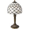 Lámpara de mesa Tiffany Clayre & Eef 5LL-5879 - Ø 20x38 cm E14-max. 40Watt natural