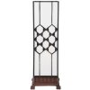 Lámpara de mesa Tiffany Clayre & Eef 5LL-5888 - 12x12x36 cm E14 - max. 25 W blanco