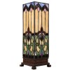 Clayre & Eef lámpara de mesa 5LL-5906 Tiffany 12x12x35 cm-E14-Max.1x25 Watt