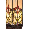 Clayre & Eef lámpara de mesa 5LL-5906 Tiffany 12x12x35 cm-E14-Max.1x25 Watt