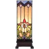 Lámpara de mesa Tiffany Clayre & Eef 5LL-5907 - 17x17x44 cm - E27-Max.1x40 Watt multi