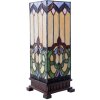 Lámpara de mesa Tiffany Clayre & Eef 5LL-5907 - 17x17x44 cm - E27-Max.1x40 Watt multi