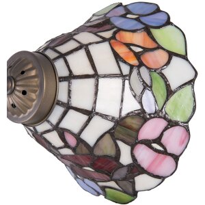 Lámpara de mesa Tiffany Clayre & Eef 5LL-5920 - 32x20x48 cm - E27-max 1x60W multi