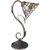 Lámpara de mesa Tiffany Clayre & Eef 5LL-5920 - 32x20x48 cm - E27-max 1x60W multi