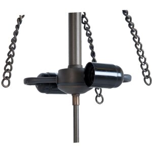 Lámpara Colgante Clayre & Eef 5LL-82 - 15x15x33 cm - E27-60W marrón