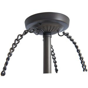 Lámpara Colgante Clayre & Eef 5LL-82 - 15x15x33 cm - E27-60W marrón
