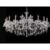 Lámpara Clayre & Eef 5LL-CR63 - 18 luces 64xØ 120 cm 18x E14-40w transparente