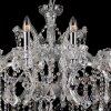 Lámpara Clayre & Eef 5LL-CR63 - 18 luces 64xØ 120 cm 18x E14-40w transparente