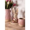 Clayre & Eef 6GL2169 Vidrio Campana Ø 17x25 cm Vidrio Madera Redondo
